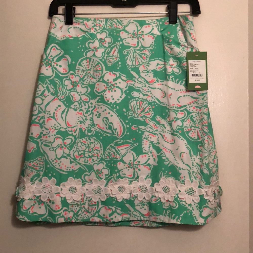Lilly Pulitzer Corrie Skirt in Beach Bash